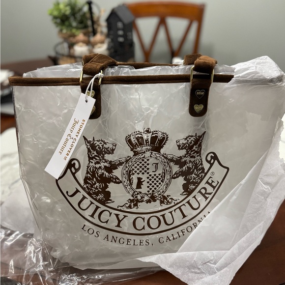 Stoney Clover Juicy Couture Clear Brown Tote - Picture 2 of 6